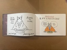 Philippe Geluck - Dédicace dans album - Casterman 2014  Édition complète tome 19