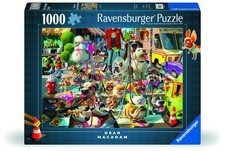 Ravensburger Puzzle 1000 pièces – “Le Promeneur de Chiens” – Neuf scellé