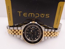 TUDOR MINISUB 73091 BY ROLEX GALT DIAL 18KT GOLD & STEEL 1989 AUTOMATIC WATCH