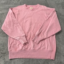 Bellerose Womens Oversized Super Sweatshirt Pink Size Small HEAVYWEIGHT COTTON