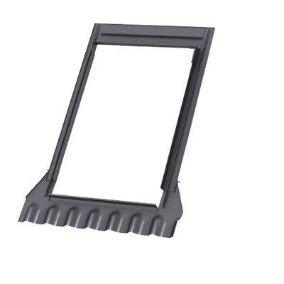 Raccord gris velux 78x98 - gris, cm