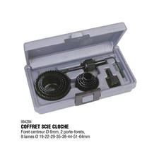 Coffret scie cloche 12 pièces