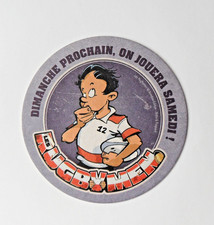 Sous bock  bière Rugbymen la