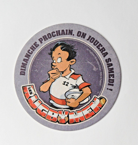 Sous bock bière rugbymen la - sous,