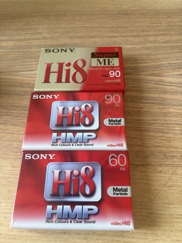 Cassettes sony hi8 hmp - hi8,