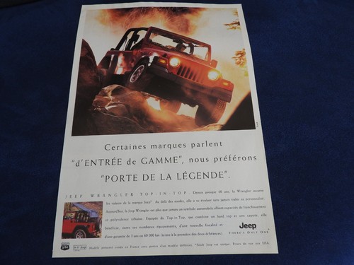 Publicité automobile jeep - publicité,