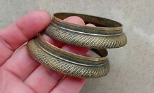 2 EMPIRE decorations / ornaments ring column furniture foot furniture, bronze