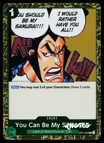 You can samurai - you,