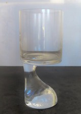 6 VERRES "ASIMMETRICO" DESIGNER ITALIEN JOE COLOMBO EDITION RIEDEL ANNEES 1960