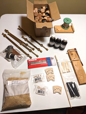 Violin and Bow Luthier Repair Supplies Kit Body Clamps Bridges Varnish Winding