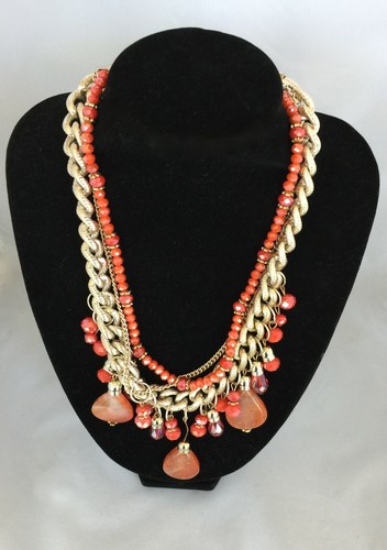 Collier court triple - collier, rang/