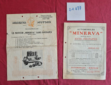 N°21477 /   MINERVA  1909 et