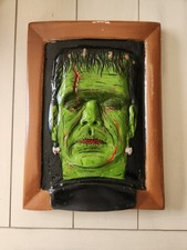 1964 Aurora Master Monster Maker Contest Frankenstein Plaster Plaque Kit