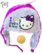 HELLO KITTY , CHAPKA imperméable doublée , ENFANT , Taille 52 , LICENCE / A4
