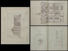 ROYAN, VILLA GEORGES - GRAVURES 1886 - AUGUSTE RATEAU, TEULERE, AMET
