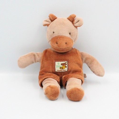 Doudou girafe vache marron les - doudou,