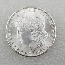1888 S Morgan Silver Dollar $1 Brilliant Uncirculated BU 90% Silver