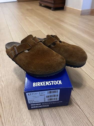Birkenstock boston sabots daim - boston,