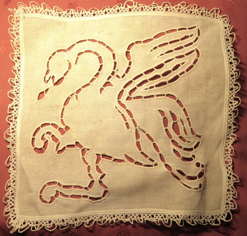 Napperon ancien broderie - ancien,