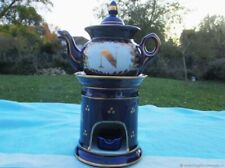 Antique Napoleon Porcelain Heated Teapot