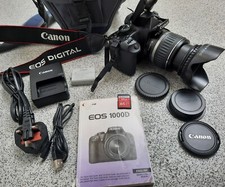 Canon EOS 1000D 10.1MP Digital Camera + Canon EF-S 18-55mm USM Zoom Lens & Bag