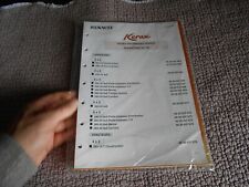  Lot fiche technique ancien