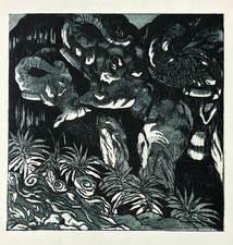 MAURICE DE BECQUE Gravure Eau