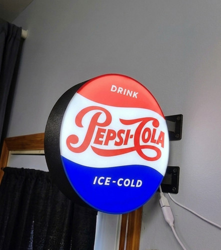 Enseigne lumineuse pepsi cola - enseigne, pepsi-cola