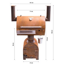 Barbecue au charbon de bois