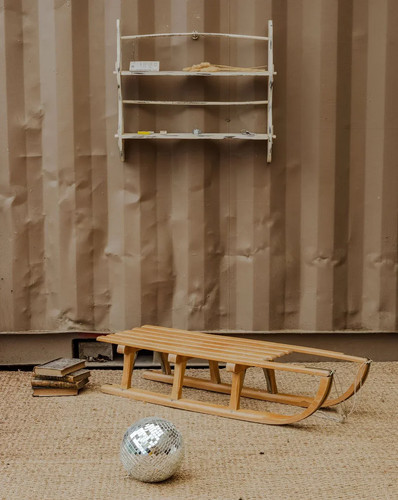 Alix luge vintage en - en, bois