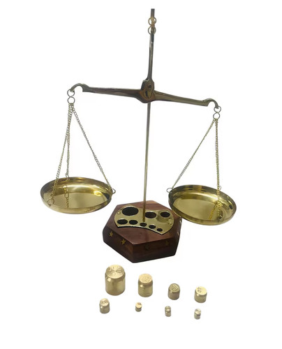 Laiton poids balance bijoux - laiton, balance,