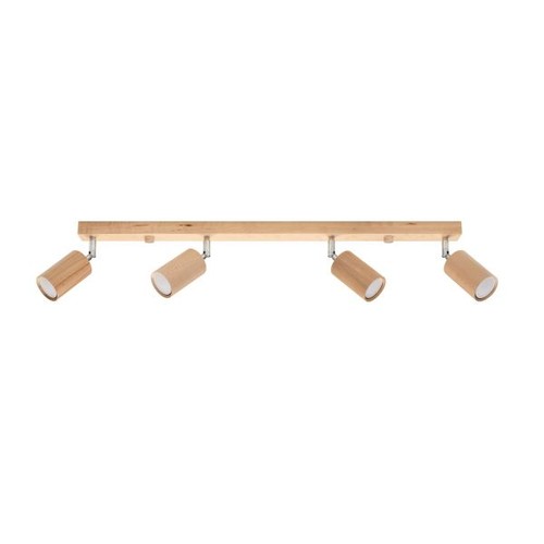 Plafonnier bois chêne gu10 - chêne, 4