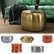 Table basse d'appoint table de canapé pour salon design martelée WOMO-DESIGN®