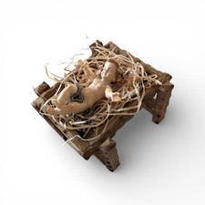 Petit Berceau en Bois Avec