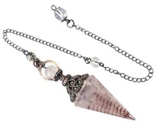Pendule Quartz Rose Orgonite