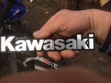 2 Piece Tank Emblem Kawasaki-Gold or Silver-Very Chic New