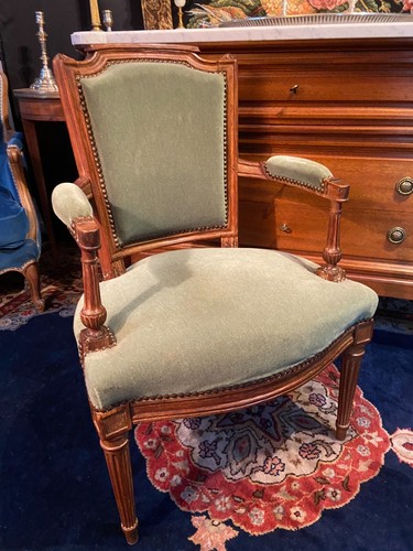 Fauteuil cabriolet velours