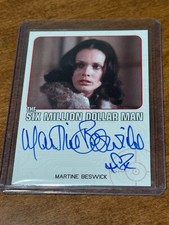 2013 The Complete Bionic Collection Martine Beswick as Julia Flood Auto