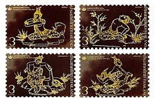 THAILAND 2021 THAI HERITAGE CONSERVATION TRADITIONAL MASSAGE COMP. SET 4 STAMPS