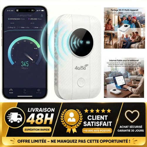 Routeur pocket wifi - 5g,
