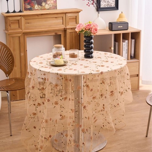 Nappe dentelle rustique - nappe,