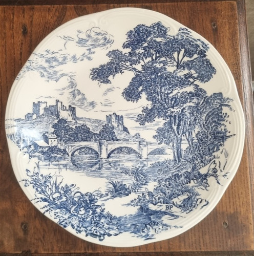 Assiette plate gien - assiette, faïence