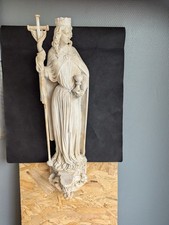 Statuette plâtre sainte