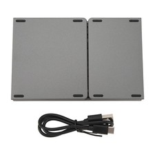 Foldable BT Keyboard Portable Wireless Folding Keyboard With Touchpad For Wi NEW