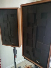 Rare Technics T-200A By Panasonic Floor Speakers Working Need Foam Surround 