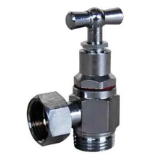 Robinet d' arrêt équerre chromé - 12/17 - Wc