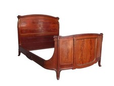 Lit acajou de style Louis XVI