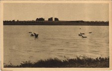 Old postcard Sallenelles view of the sea taken from the interior of a Gabion (1227194)