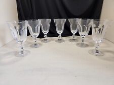 7 Bayel Crystal Water Glasses 16cm "Caton" Style