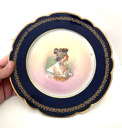 Assiette porcelaine de - assiette, en
